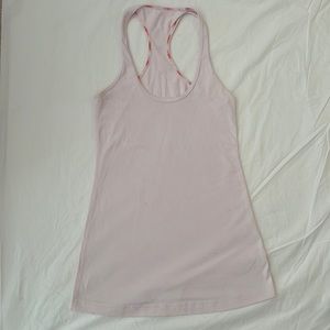 light pink Lululemon tank top